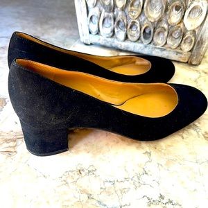 Saks Fifth Avenue kitten block Heels